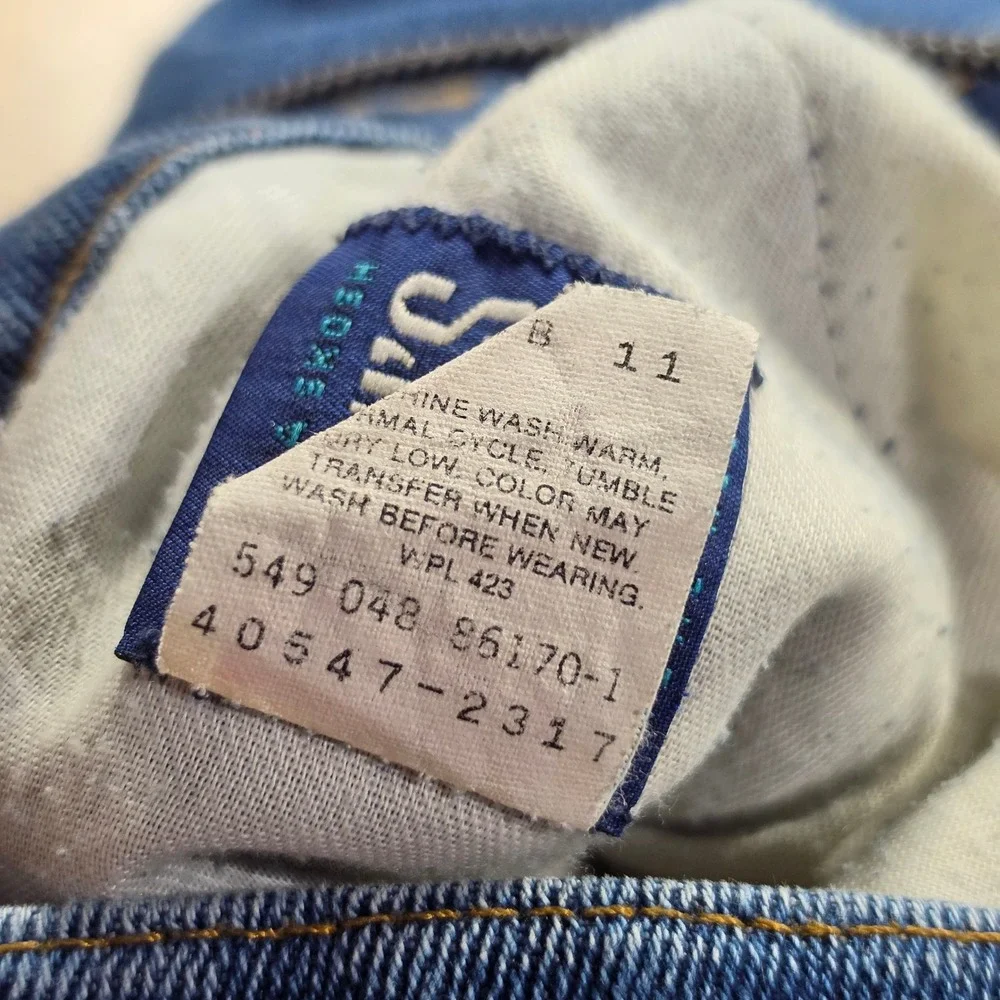Levi's For Men Jeans Mens 40x32 Blue Vintage 80s Orange Tab USA 40547 Skosh